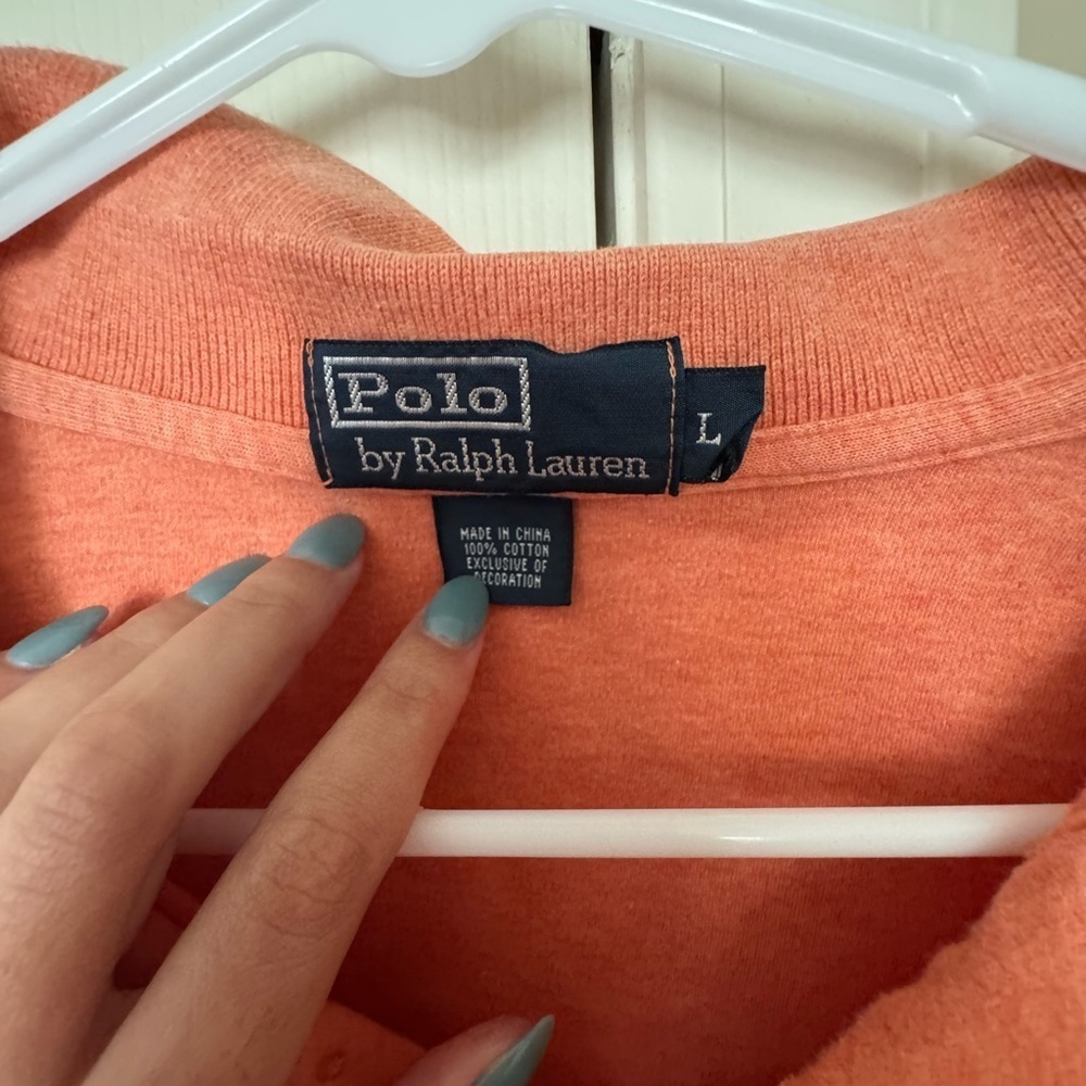 Ralph Lauren Men's Polo Shirt in Warm Orange - Picture 4 of 4